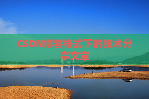 CSDN博客格式下的技术分享文章